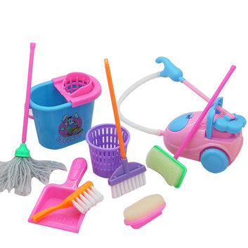 1set Furniture Toys Miniature House Cleaning Tool