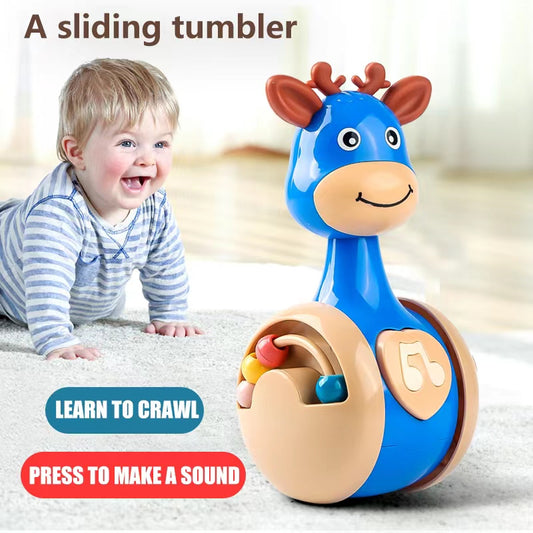 Tumbler toy infant 0, 6 months and more than 1 year old baby learn to climb