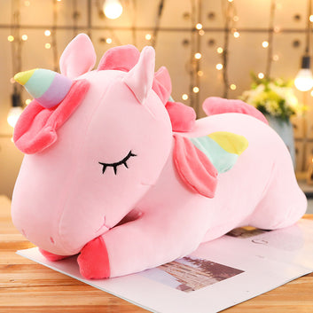 30/60cm Kawaii unicorn Horse Plush Soft Stuffed