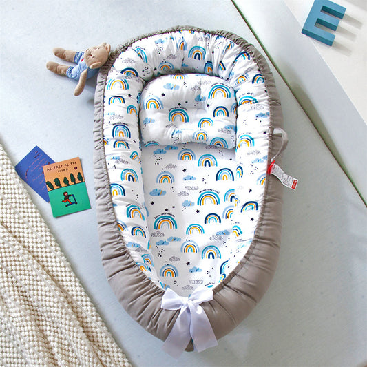 Portable Bed In Bed Baby Bed Foldable Newborn Bed Removable Bionic Bb Bed Bed Pressure-proof Baby