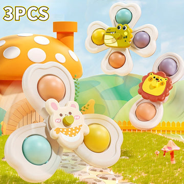 Suction Cup Spinner Toy Baby Bath Funny Game