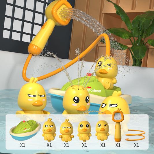 Baby Bath Toys Cute Duck Electric Water Spray toy