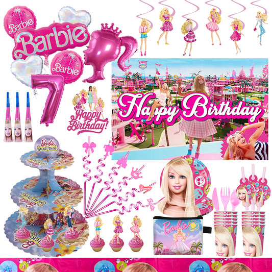 Barbiee Birthday Party Decorations For Girls Toy