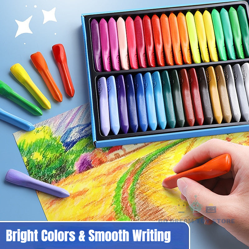 24/12PCS Colorful Crayons Safe Non-Toxic Drawing Toys