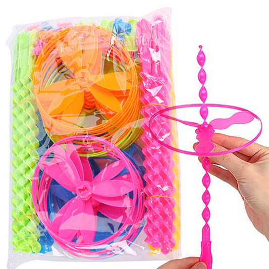 20-set/bag Colorful Hand Push Flying Disc Toys