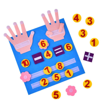 Felt Finger Numbers Math Toy