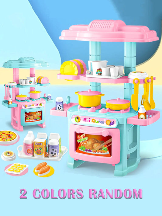 Kitchen Accessories, Play Cooking, Mini Dishes Plastic Playset