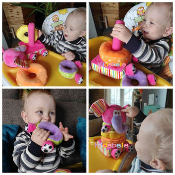 Children Educational Baby Toys Soft Plush Mobile Rattles Toys