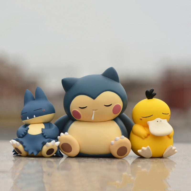 Pokemon Cute Psyduck Snorlax Gonbe Sleeping Ver
