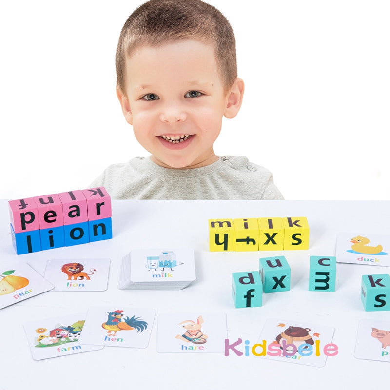 Product type Montessori Letter Spelling Block For Kids