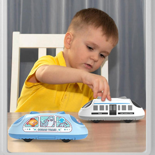 Pull Back Car Toy Cute Double Sided Push