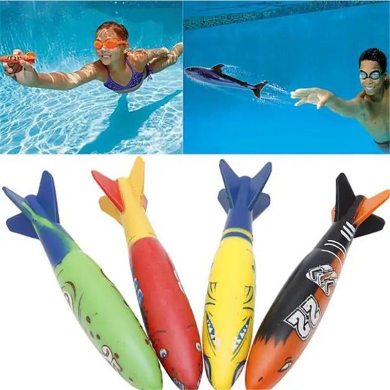 Rocket Throwing Toy Swimming Pool Diving Games