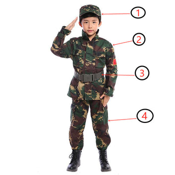 Soldier Costume Party Army Costume For Boys