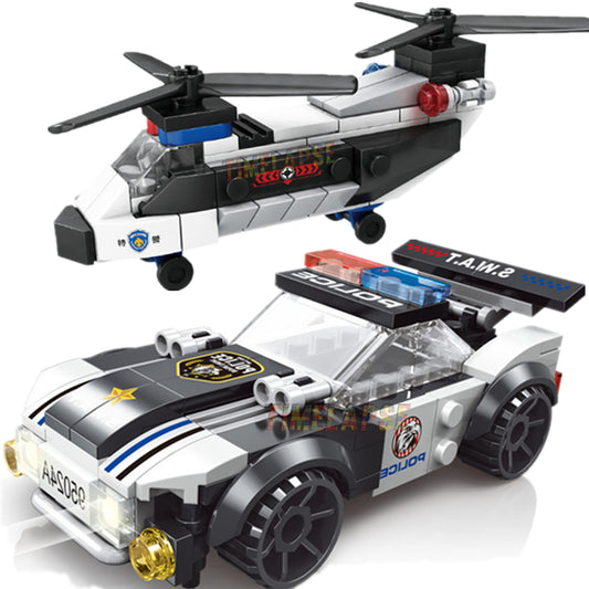 Super Police CAR Dual-Rotor Helicopter