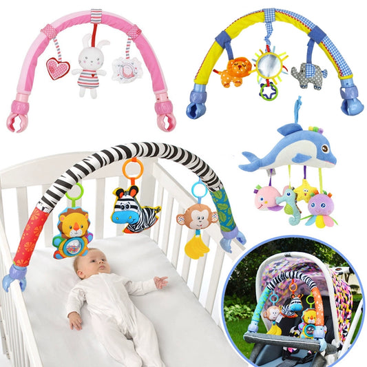 Baby Crib Stroller Pendant Baby Grabbing Rattle Soothing Early Education Educational Toys 369 Months 1 Year Old Boys and Girls