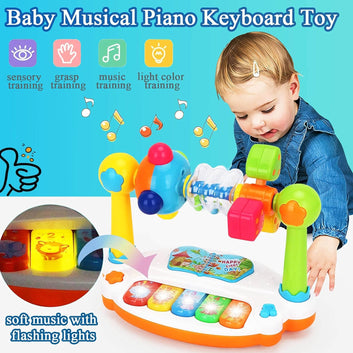 Baby Piano Toys Kids Rotating Music Piano