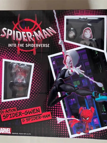 Spider Height - 2024 Marvel Spiderman Gwen Peter Action Figure