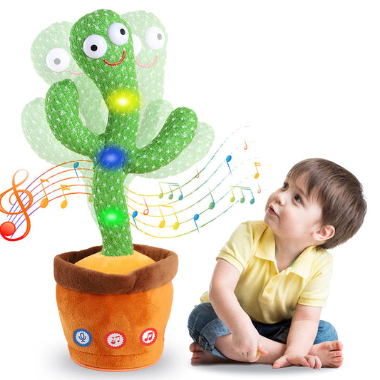 Dancing Cactus - Interactive Talking Plush Toy for Kids