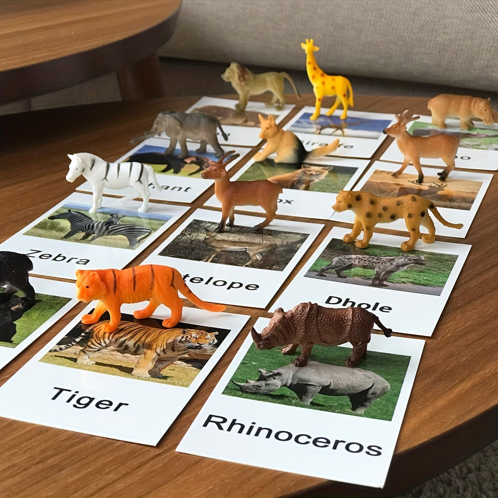 Montessori Animal Matching Card set