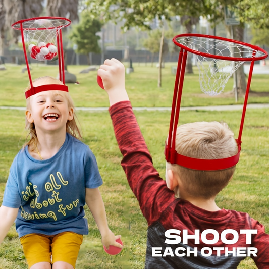 2 Pack Head Hoop Basketball Party Game
