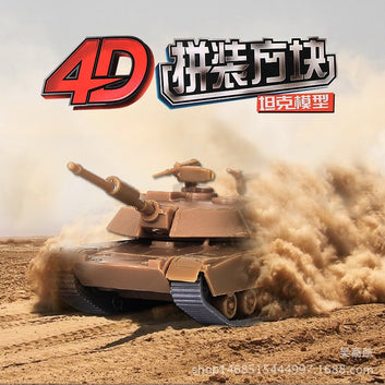 4D Model Assembled Plastic Tank